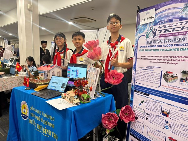 Đội thi Quốc tế chính thức vào vòng chung kết Cuộc thi thử thách Sáng tạo trẻ Youth Tech Asia Challenge 2026 tại Nepang, Malaysia.